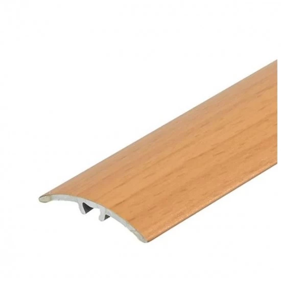 Oblý prechodový profil AL CEZAR - 47 x 5 x 930 mm - Samolepiaco-narážací - LW475w1 - Fólia Buk - 9351109
