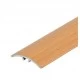 Oblý prechodový profil AL CEZAR - 47 x 5 x 930 mm - Samolepiaco-narážací - LW475w1 - Fólia Buk - 9351109