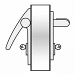 Hrazda s vložkou/kľučka + obojstr. vložka DC BM  + 195,94€ 