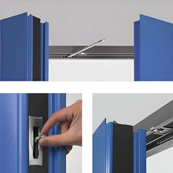 Oceľové Protipožiarne Dvere NINZ - PROGET SK Norma - EW/EI 60 - D1 + Zárubňa (Murivo/Sadrokartón)