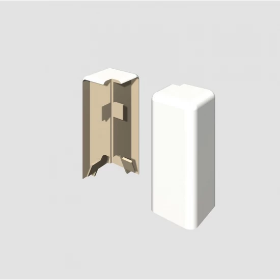 Vonkajší Roh Egger 60 Cubical universal biely - 6260102 (2ks/bal)