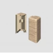 Vonkajší Roh Egger 60 Cubical Dub stredne hnedý - 6260342 (2ks/bal)