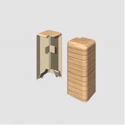 Vonkajší Roh Egger 60 Cubical Dub cappuccino - 6269912 (2ks/bal)