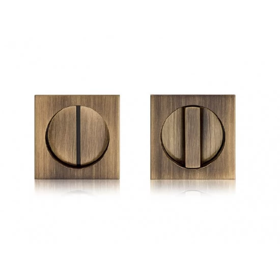 SAB - Set na posuvné dvere Hooky ZERO - HR WC BRM - bronz matný (OGM)