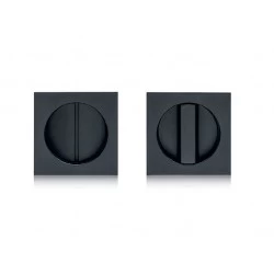 SAB - Set na posuvné dvere Hooky ZERO - HR WC CIM - čierna matná (BLK)