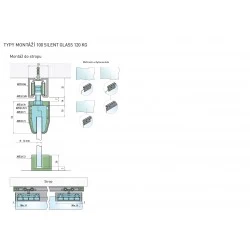 SC - POSUVNÝ SYSTÉM 100 SILENT GLASS 120 KG 