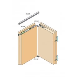 SC - POSUVNÝ SYSTÉM 100 FOLDING DOOR F 40 KG 