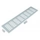 SRL - ALFA vetracia mriežka 100 x 800 mm STM - strieborná matná (C0)