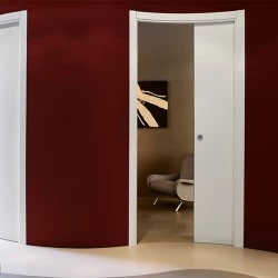 Stavebné puzdro ECLISSE CIRCULAR jednokrídlové 600 mm (2000/2100 mm x 125 mm) - Murivo