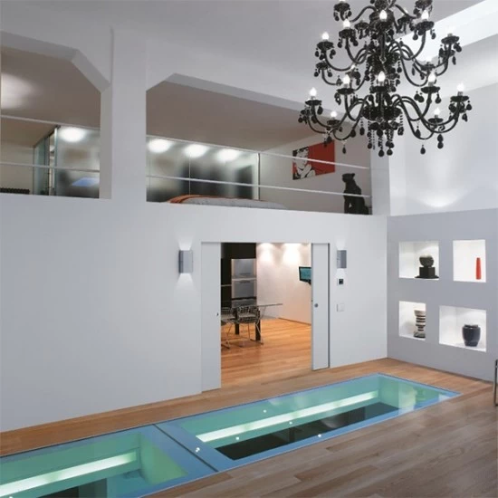 Stavebné puzdro ECLISSE SYNTESIS LUCE dvojkrídlové 1630 mm (1933/2100 mm x 150 mm) - Sadrokartón