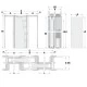 Stavebné puzdro ECLISSE ZÁKRYT 1000+1000 mm (1970/2100 mm x 175/225 mm) - Sadrokartón Stavebné puzdro ECLISSE ZÁKRYT 1000+1000 mm (1970/2100 mm x 175/225 mm) - Sadrokartón
