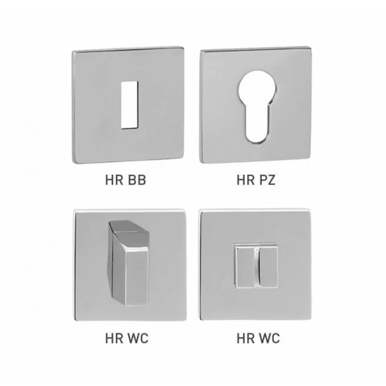 TI - ROZETA - HR 5S CHL - chróm lesklý (03)