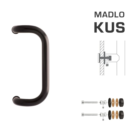 WA - MADLO M2 WA/C-S-SKLO ks HNM.T - hnedá matná tmavá (RAL 8019)