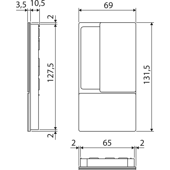 AGB - MUŠĽA WAVE na otváravé dvere WC BIM - biela matná (FM)