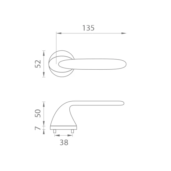 AS - PEONIA - R 7S CHL - chróm lesklý (LC)