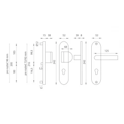 AXA - BETA2 BRM - bronz matný (F4)