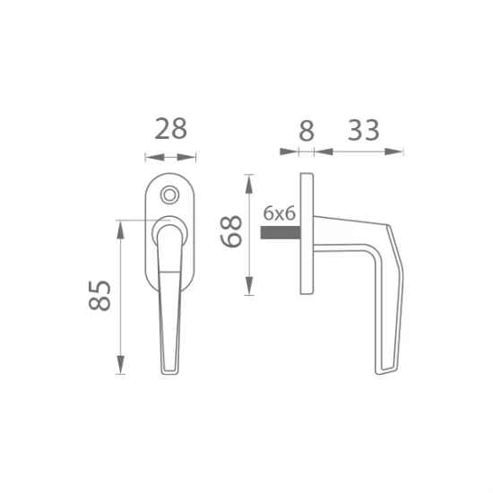 BA - LUCIA - POLOLIVA BIM - biela matná (B)
