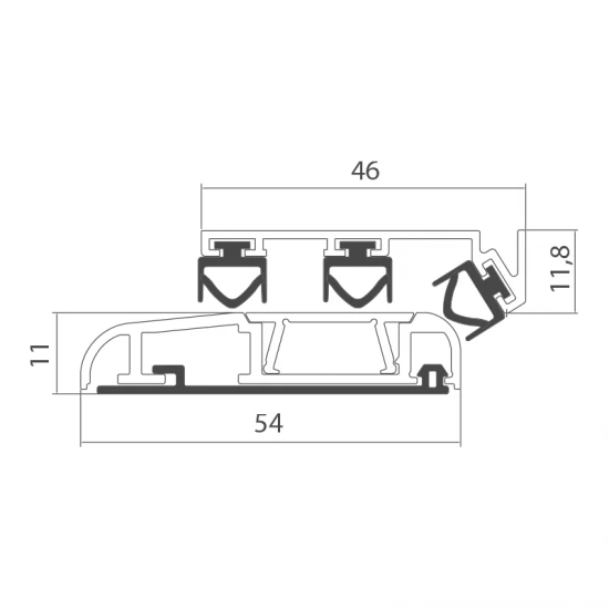 CO - 1375 HLINÍKOVÝ PRAH S TESNENÍM 