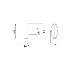 DK - Gombík pre jamkové kľúče - FR 