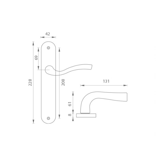 GI - ARCH STM - strieborná matná (F1)