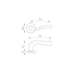 GI - ARCH - R STM - strieborná matná (F1)