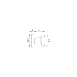 GI - Guľa 7071 - R ZLM - zlatá matná (F2)