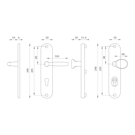GI - ŠTANDARD BRM - bronz matný (F4)