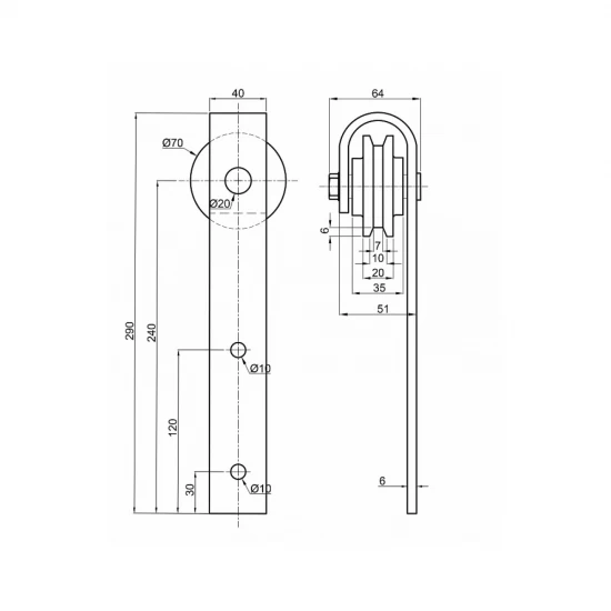 SS - Posuvný systém VINTAGE 1 s koľajnicou 2x1,5 m CIM - čierna matná