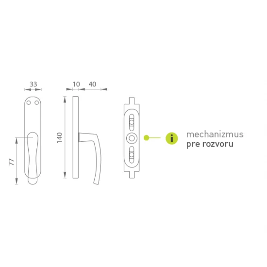 KE - MICHAELA - Rozvora HNL - hnedá lesklá