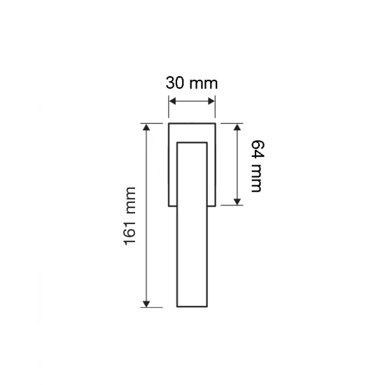 LI - DK - DYNAMIC - 1645 KĽUČKA NA EUROOKNO ZLL - zlatá lesklá - pozlátená (OZ)