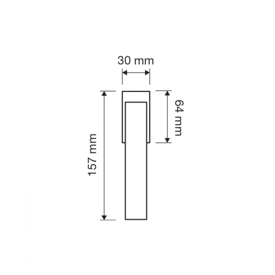 LI - DK - ZEN MESH - 1157 KĽUČKA NA EUROOKNO CHL - chróm lesklý (CR)