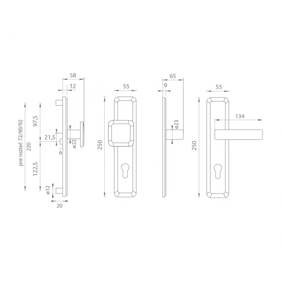 MI - QB SECUR / SUN 1 NIM.LL/NIL/NIM.LL - nikel matný/nikel lesklý/nikel matný (NSNL/NLNS) MI - QB SECUR / SUN 1 NIM.LL/NIL/NIM.LL - nikel matný/nikel lesklý/nikel matný (NSNL/NLNS)