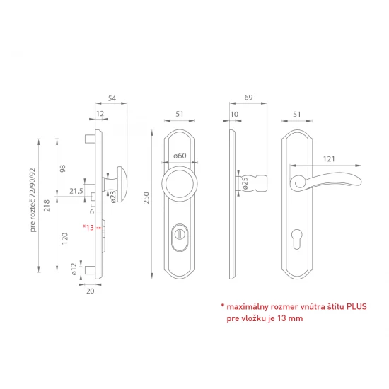 MI - LYON / FIRENZE PLUS G BRA - bronz antik (AB)