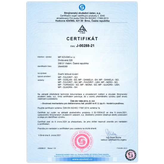 MP - DANIELA - SO NEM - nerez matná