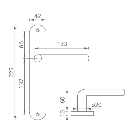 MP - MONA - SO NEM - nerez matná