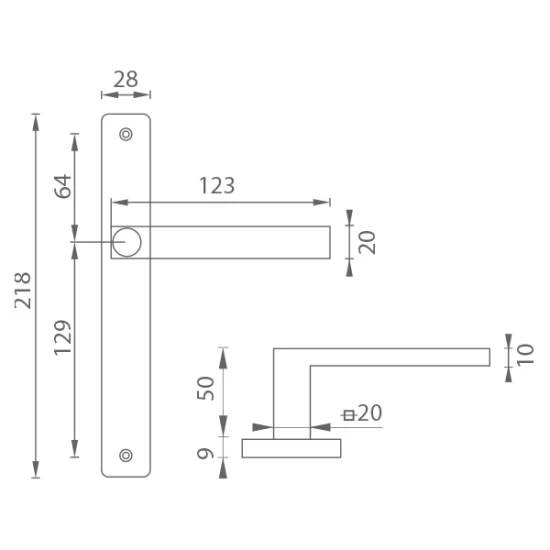 MP - QUADRA - SUH NEM - nerez matná