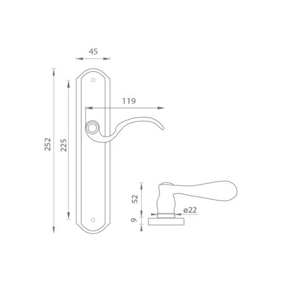 NI - RAMA BRM - bronz matný (OBGO)
