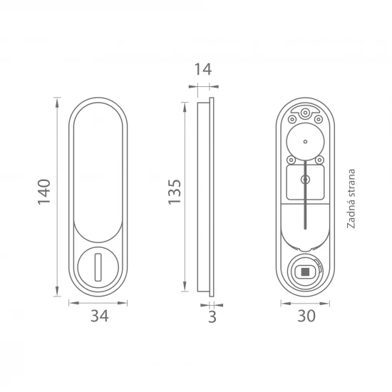 PR - Mušľa WC 2647Z NIM - nikel matný (E216)