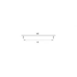 SRL - ALFA vetracia mriežka 60 x 1000 mm BIL - biela lesklá (RAL 9010)
