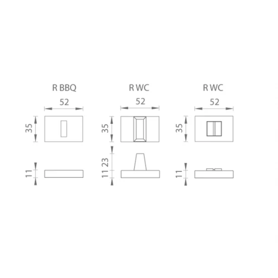TI - ROZETA - RT CHL - chróm lesklý (03) TI - ROZETA - RT CHL - chróm lesklý (03)